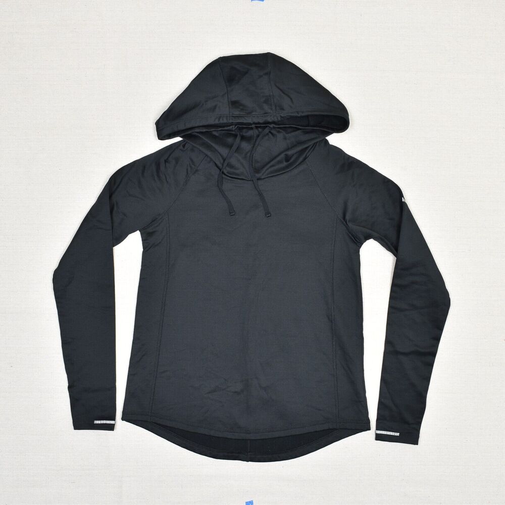 Columbia Women Hooded Pullover Sweatshirt Polyester Black Size S Omni-Wick - Picture 2 of 8